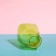 Pot for orchids, 1.5 l, 13 × 17 cm, plastic, transparent green