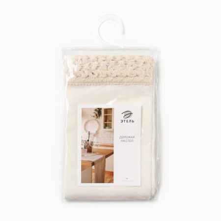 Walking on the table Ethel Linen Style 40x146 cm, 100% flax