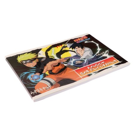 Album for drawing A4, 40 sheets on the glue naruto, cover coated cardboard, selective UV varnish, block 100g/m2-1