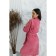 Frequency bathrobe, size 46, raspberry color