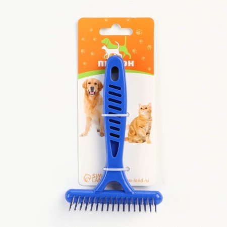 Comb-grade 2-ribs, 13.5 x 8.8 cm, blue-4