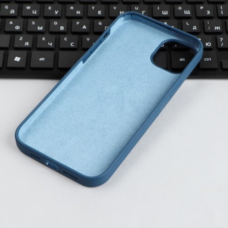 Red Line Ultimate cover for iPhone 14 Plus, silicone, microfiber, blue-2