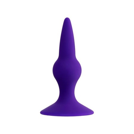Anal plug KLAPSY, silicone, purple color, 10.5 cm, D = 3 cm-2