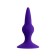 Anal plug KLAPSY, silicone, purple color, 10.5 cm, D = 3 cm