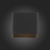 Wall lamp ST LUCE. SL455.041.01. 1x6 W, LED, 3000K, 213 LM, 10x8 cm, black color