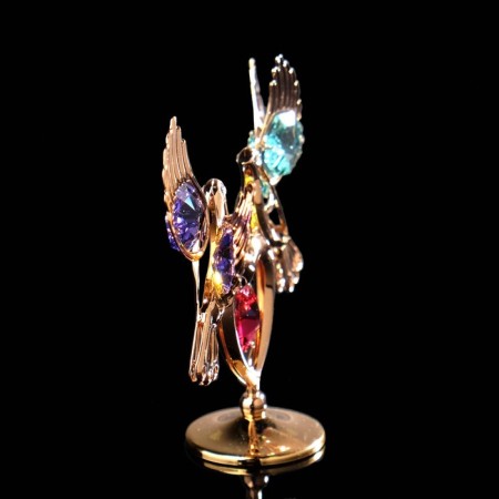 Souvenir "Pigeons on the Heart", 3 × 9.5 × 8 cm, with crystals-1