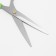 Hairdressers scissors with emphasis, blade - 7 cm, light/silver color