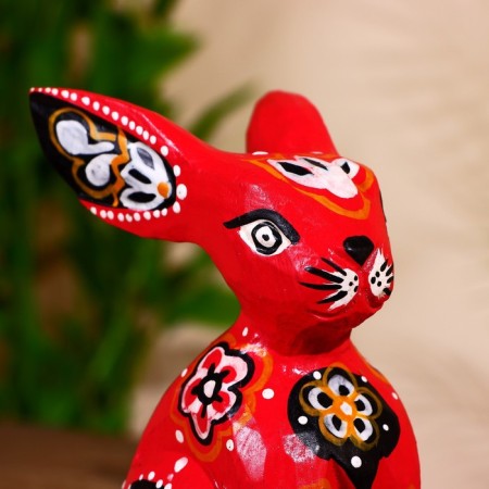 Souvenir "Rabbit" Albezia 10x6x16 cm-4
