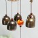 Wind music Metal 5 bells 6 figures "Ganesha" h = 54 cm