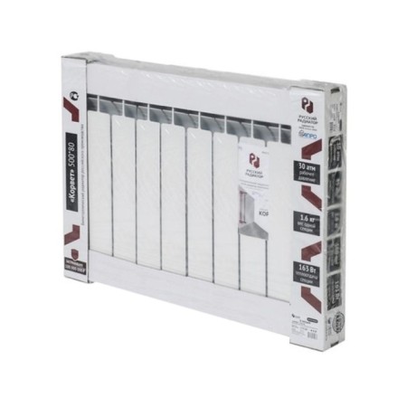 Bimetallic "Russian radiator" Corvette, 500 x 80 mm, 10 sections-3