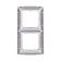 Kranz 2-STO-STO-STRO-STROLRAL, Silver metallic KR-78-0286 frame