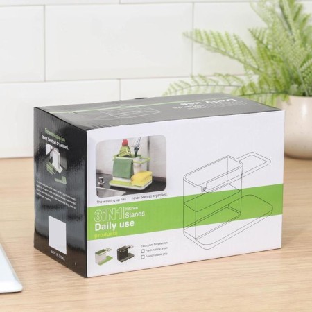 Stand for bathrooms and kitchen accessories, 21 × 11 × 12 cm, color mix-3