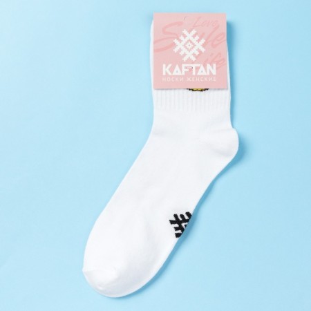 Women's socks kaftan "fire" p. 36-39 (23-25 ​​cm), white-6