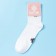 Women's socks kaftan "fire" p. 36-39 (23-25 ​​cm), white