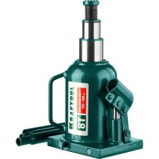 Bottle-bottle jack Kraftool Double ram 43463-8, two-stage, rise 170-430 mm, 8 tons