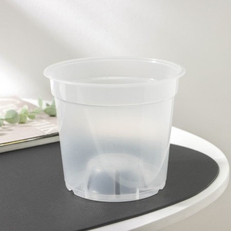 Pot for orchid orchid orchids, 1.5 l, transparent color