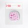 Folding mirror "bottles", 7.5 × 7.5 cm, the color is gentle - pink