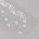 Sticker of rhinestone plastic "Choker Luxury" silver 11.6x18 cm