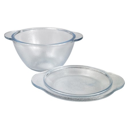 A set of baking pots Panairo Sogretta, with a lid, heat -resistant glass, 1.2 l, 8 objects