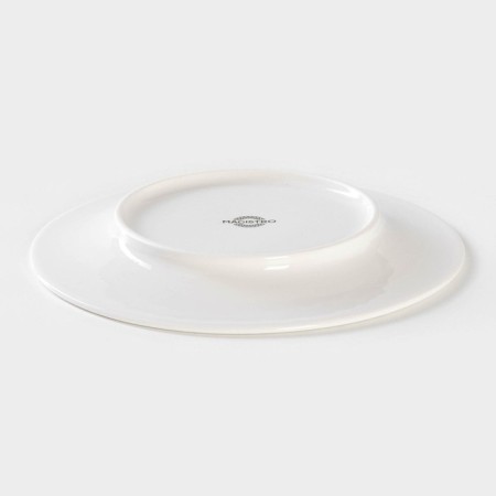 Porcelain dining plate Magistro Rodos, D = 20.6 cm, white color-2