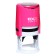 Equipment for round printing automatic Colop Printer R40, diameter 41.5 mm, with lid, pink neon case