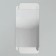 Silver chocolate box, with a window, 17 x 8.5 x 1.5 cm