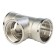 The STOUT SFT -0020-000114, 1 1/4 ", internal/internal thread, nickelled brass