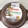 Pan, 3 l, d = 24.5 cm, h = 17 cm, glass cover, anti -stick coating, color coffee marble