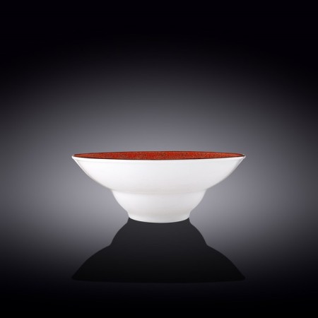 Deep plate Wilmax England Splach, D = 22.5 cm, 1.1 l, red color-1