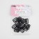 Strap regulator, metal, 15 mm, 20 pcs, black color