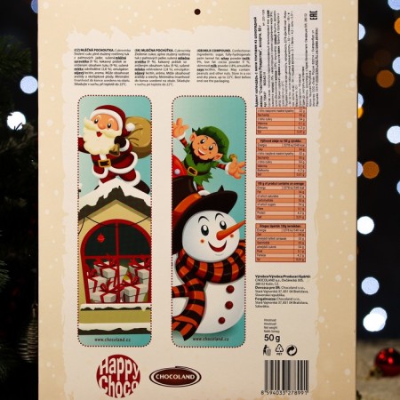 Advent calendar with mini chocolate chocolate "Happy Christmas", 50 g-5