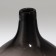 Vase for flowers "Vintage" from transparent gray glass 20 x 14 x 14 cm