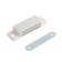Magnet furniture tundra M003W, 72x13 mm, large, white color, 1 pc.
