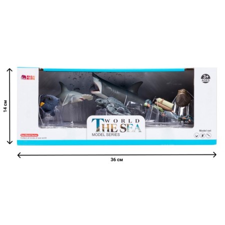 Набор фигурок «Мир морских животных», 6 фигурок-1