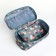 Cosmetic bag with lightning, blue color