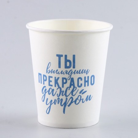 A single -single -paper cup “blesser”, set of 6 pcs., 250 ml-1