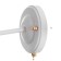 Bra "jam" 1x40W E14 white patinated 20x15x26 cm.
