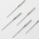 Needles for household sewing machines, for stretch tones, No. 75, 5 pcs