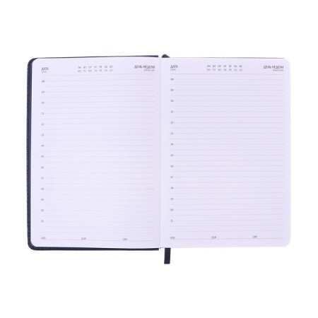 Diary Native A5, 144L Russia, TV Region, BL 80g/m2, blue+gray-7