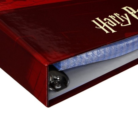 A notebook on 4 rings A5, 120 sheets of the Harry Potter Cage, a hard cover, glossy lamination, block 60g/m2-2