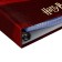 A notebook on 4 rings A5, 120 sheets of the Harry Potter Cage, a hard cover, glossy lamination, block 60g/m2