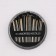 Sewing needles in a plastic box, with a golden ear, 30 pcs, black color