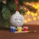 New Year's ball for coloring "Gift Time" with a suspension, paint 3 centers. 2 ml, brush