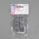 Magnetic, sewing buttons, d = 18 mm, 6 pcs, white matte color
