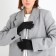 Gloves are female, dimensionless, without insulation, black color