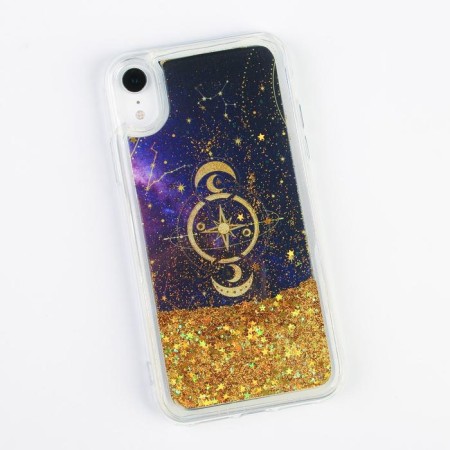 IPhone XR phone case with sparkles inside Stars, 7.6 × 15.1 cm-1
