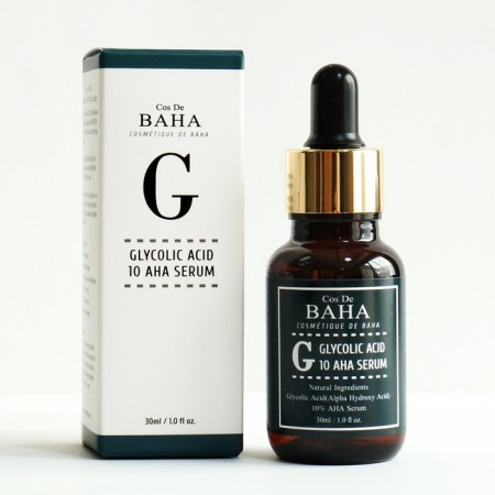 Cos de Baha face serum, with glycolic acid, 30 ml