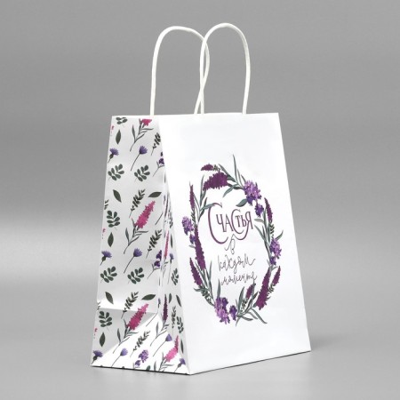 Gift Crafts, packaging, "happiness", flowers, 22 x 25 x 12 cm-3