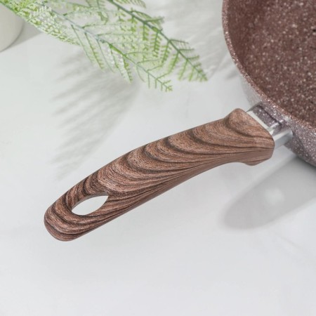 The frying pan “Brownie”, D = 24 cm, plastic handle, anti -stick coating, induction-2