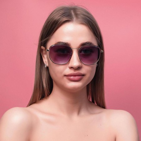 Women's sunscreens "RAMA" UV 400, 14.5x2.5x5 cm, lens 6x5 cm